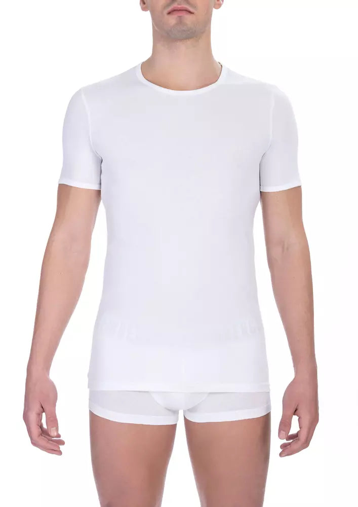 Bikkembergs White Cotton Men T-Shirt Pack